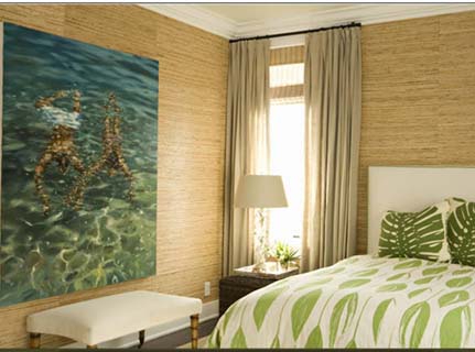 Фото бамбуковых обоев в спальне, cococozy.com