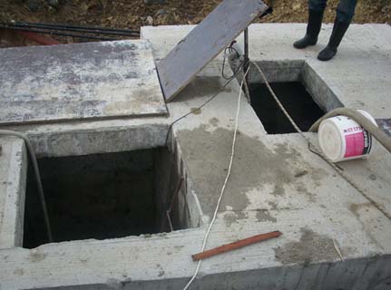 Фото устройства канализации в бане, waterline-eu.com
