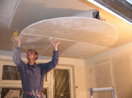 На фото - как сделать потолок из гипсокартона, site24.com.br