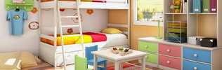 Красивый дизайн детской комнаты