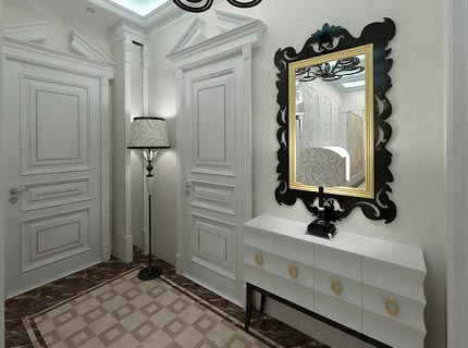 На фото - интерьер прихожей в классическом стиле, interior-design-decor.com