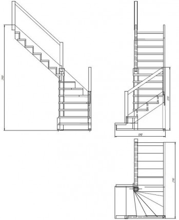 Типы лестниц и преимущества изготовления каркаса из профильной трубы